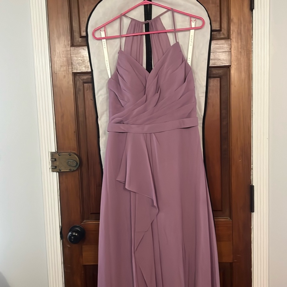 Azazie Wisteria Bridemaid Dress. Size A10